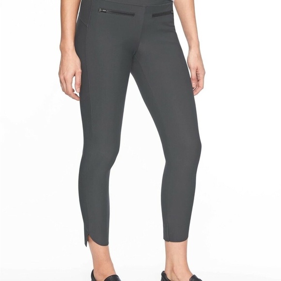 Athleta Gray Stellar Crop Pants - Picture 2 of 7